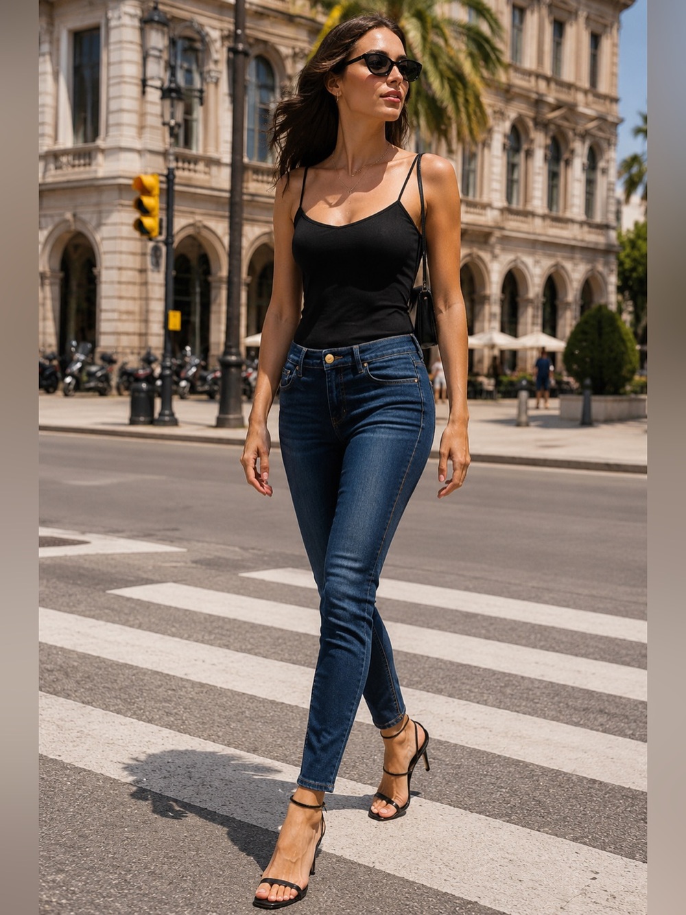 White House Black Market Dark Blue Skinny Jeans